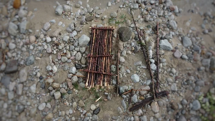 We cross the Sredny Sakukan River on a makeshift raft. Kodar, July 2022 - My, Hike, Туристы, Kodar, Raft, Video, Video VK, Water tourism, Transbaikalia, Mat