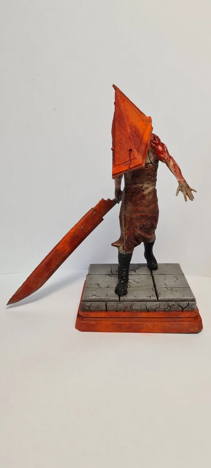 Pyramid head from silent hill 2 - My, Silent Hill, Painting miniatures, 3D печать, Stand modeling, Longpost