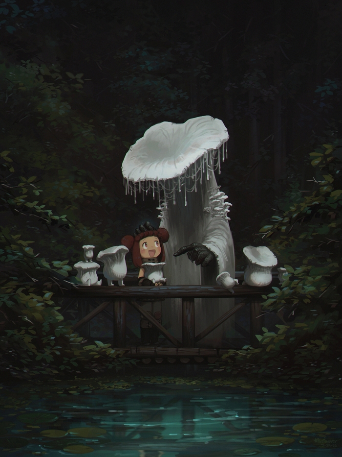 Forest Apparitions Porforever, , , Anime Art, , 