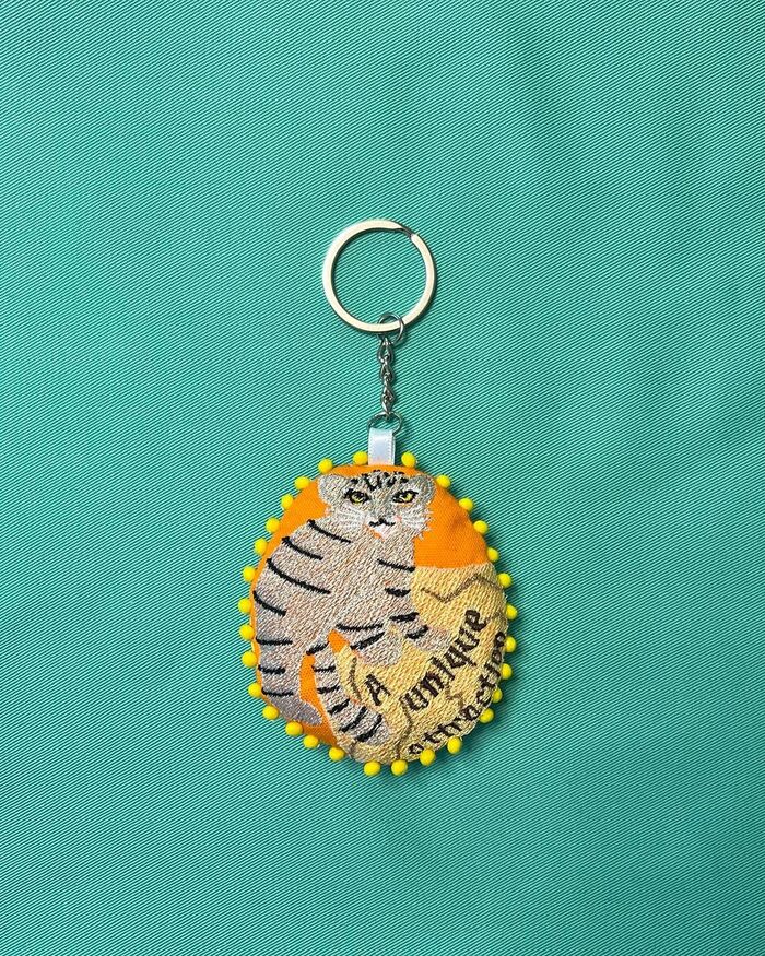 Reply to the post Father had three sons - Pallas' cat, Cat family, Small cats, Predatory animals, Wild animals, Keychain, Embroidery, Reply to post, Longpost