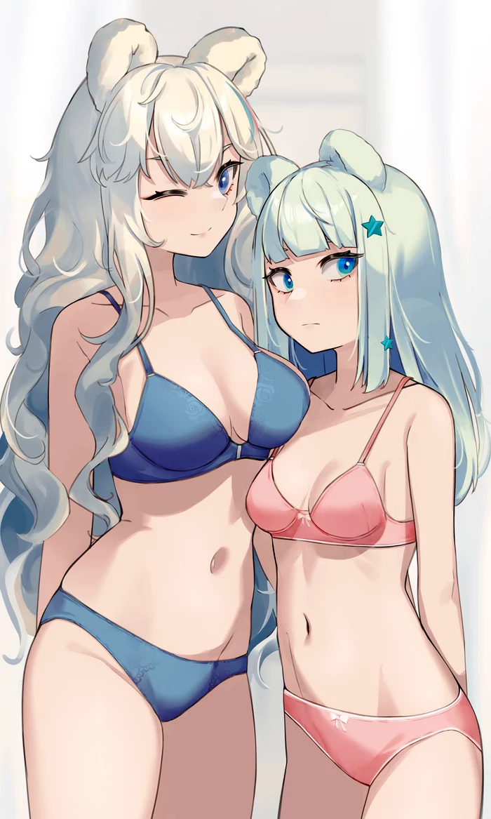 Rosa & Istina - NSFW, Anime Art, Аниме, Arknights, Istina (Arknights), Rosa (Arknights), Animal Ears