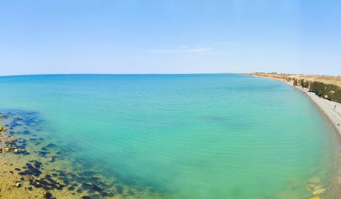 Sea, summer... - My, Sea, Summer, Crimea, Scythe, Wild beach, Video