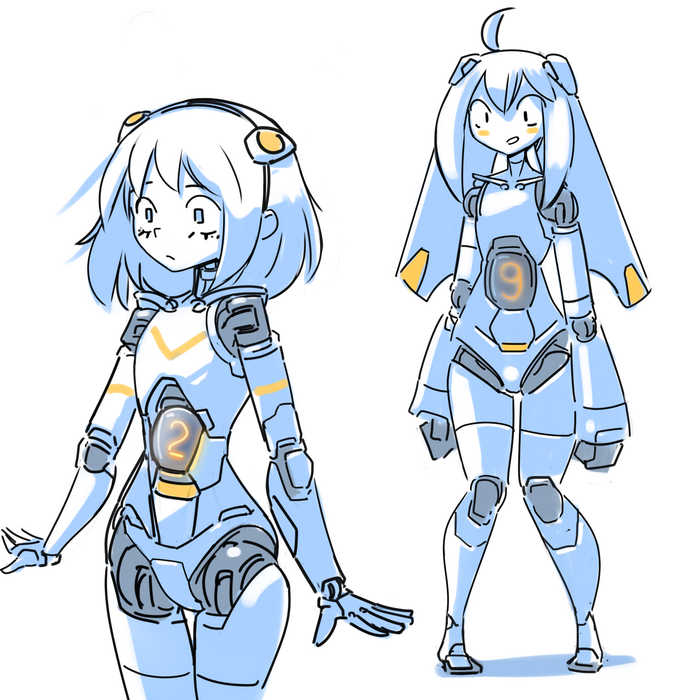   , , , , Robot Girl