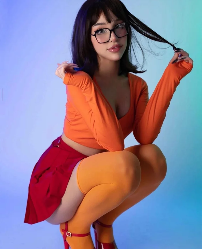 Velma - NSFW, Velma Dinkley, Scooby Doo, Cosplay, Erotic, Upskirt, Longpost
