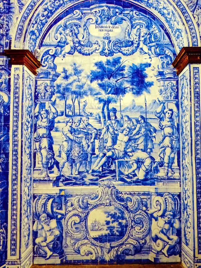 Church of St. Lawrence in Almancil - My, Travels, Portugal, Algarve, Temple, Architecture, Azulejo, Gzhel, Religion, The photo, Longpost