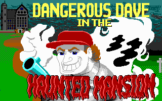 Dangerous Dave in the Haunted Mansion   DOS, , Dangerous Dave in the Haunted Mansion
