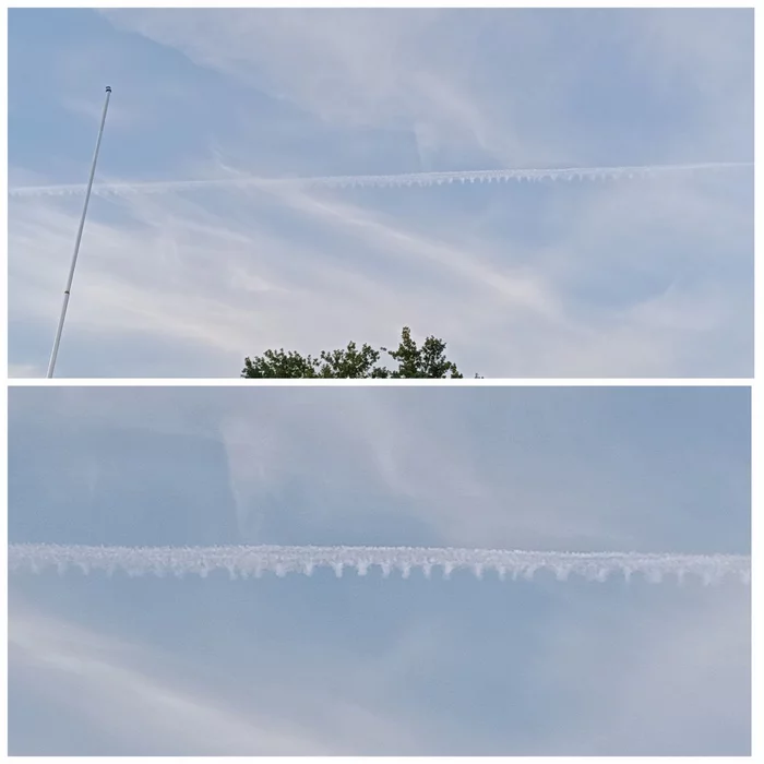 Airplane trail - Question, Airplane, Video, Soundless, Vertical video, Longpost