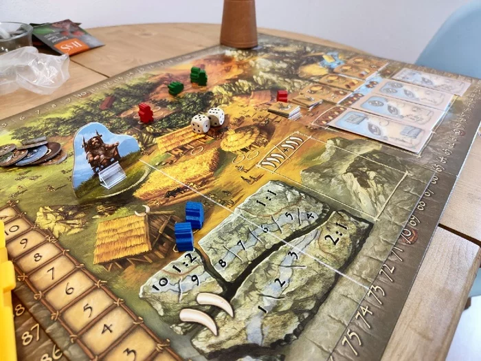 Stone Age with the addition of the luxury of the Stone Age - My, Choosing a Peekaboo, Board games, Stone Age, Mosigra, Geek, Longpost