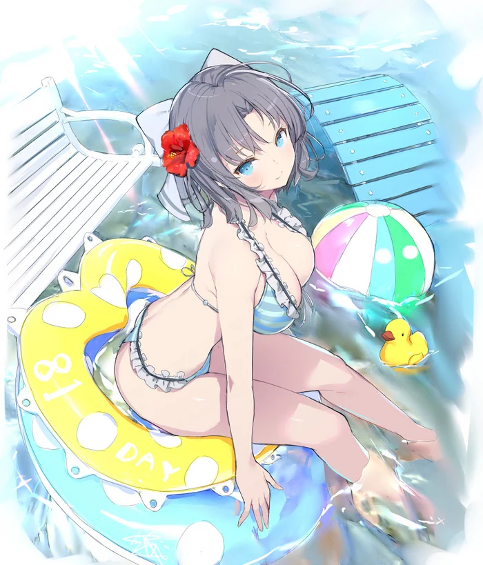 Yumi - NSFW, Аниме, Арт, Anime Art, Senran kagura, Игры, Бикини, Yumi (Senran Kagura)