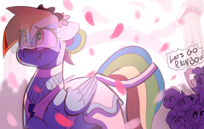 ,  My Little Pony, Ponyart, Rainbow Dash, Welost, Rarity, Pinkie Pie, Twilight Sparkle, Applejack, Fluttershy