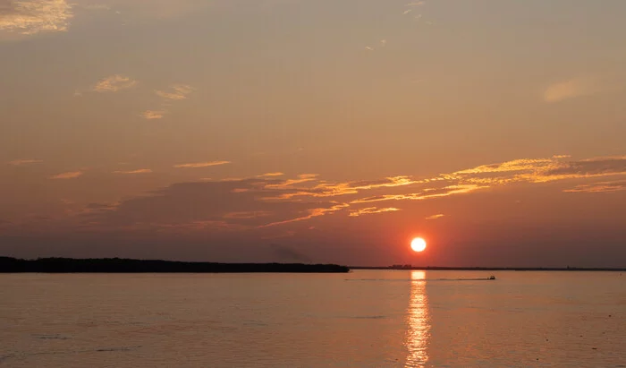 Another sunset over the Amur - My, The photo, Дальний Восток, Landscape, Sunset, Amur, Khabarovsk, Khabarovsk region, River