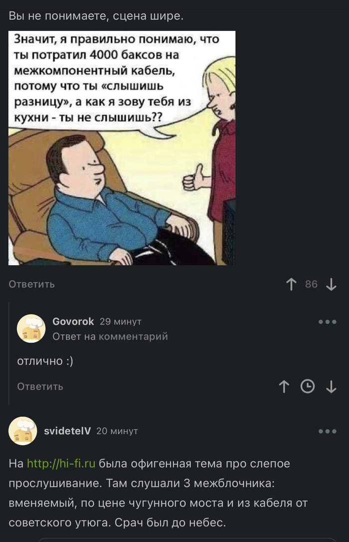 «Вы не понимаете, это другое!» | Пикабу