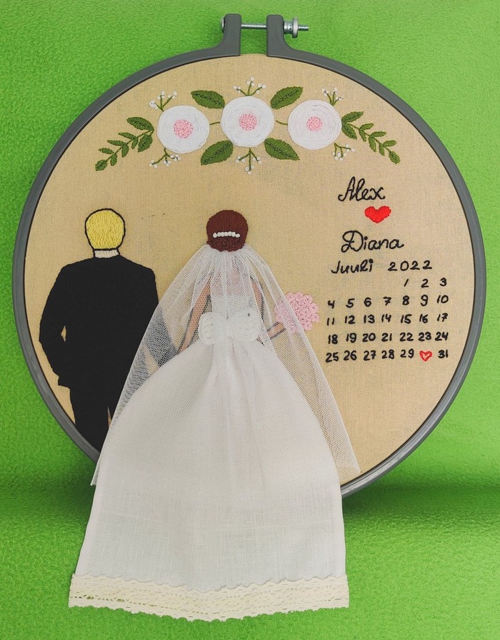 Вышивка. Подарок на свадьбу