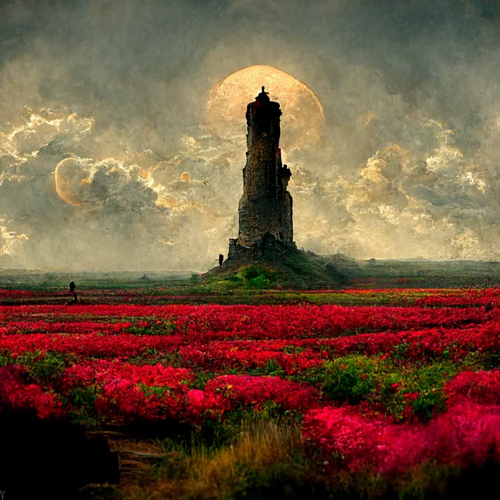 Child Roland came to the Dark Tower - Stephen King's dark tower, Stephen King, Images, Нейронные сети