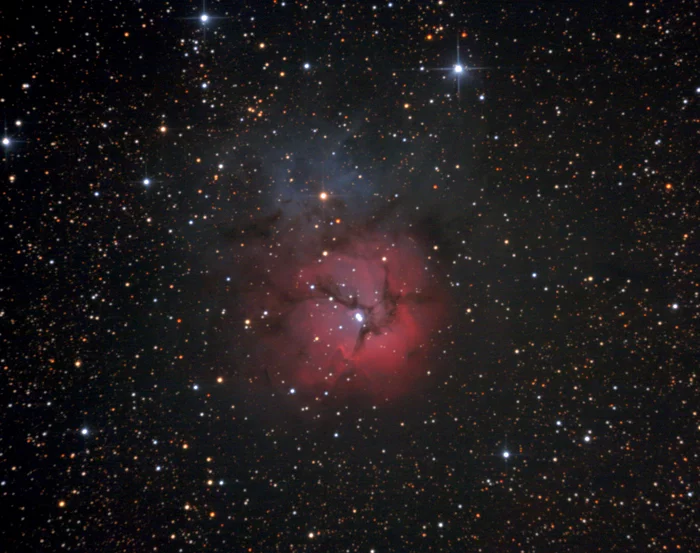 Trifid Nebula - My, Astronomy, Astrophoto, Milky Way, Sagittarius, Nebula, Telescope, Gelendzhik, Wuthering Heights, Starry sky, Stars