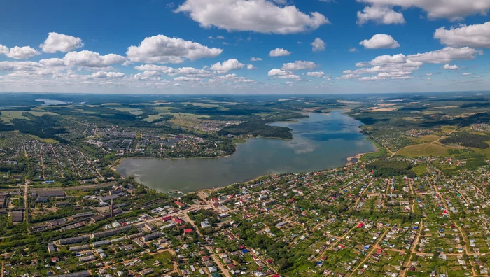 City of Nytva, Perm Territory - My, Aerial photography, Quadcopter, Drone, Dji, Landscape, Perm Territory, Nytva