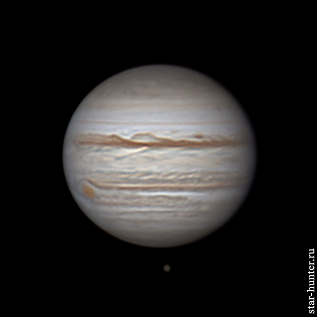 Юпитер и Каллисто, 3 августа 2022 года, 02:00