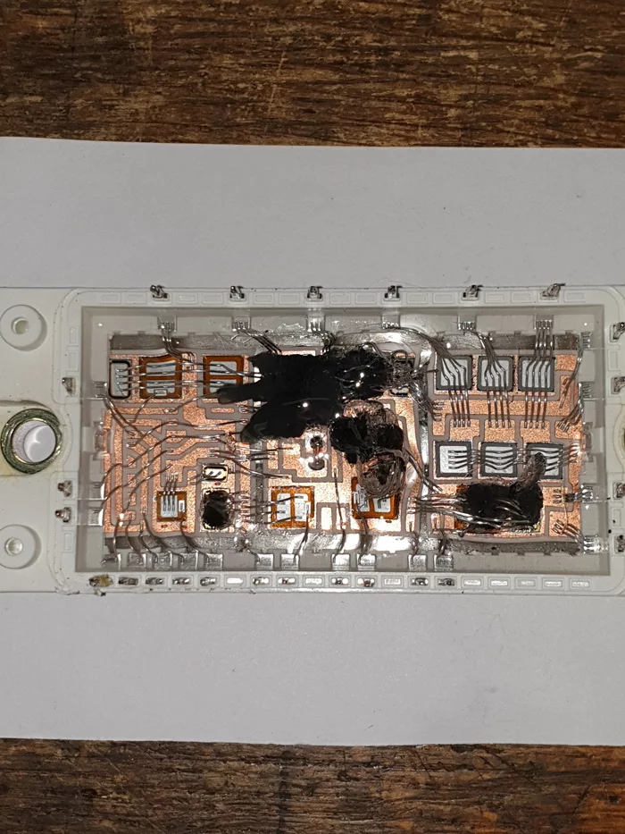 Смерть частотника - Моё, Электроника, Ремонт, Частотный преобразователь, Igbt, Транзистор