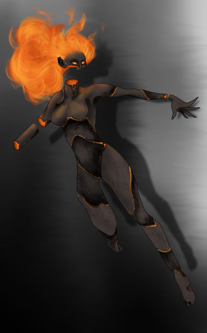 Ifrit , ,  , Game Art, , , Monster Girl, 