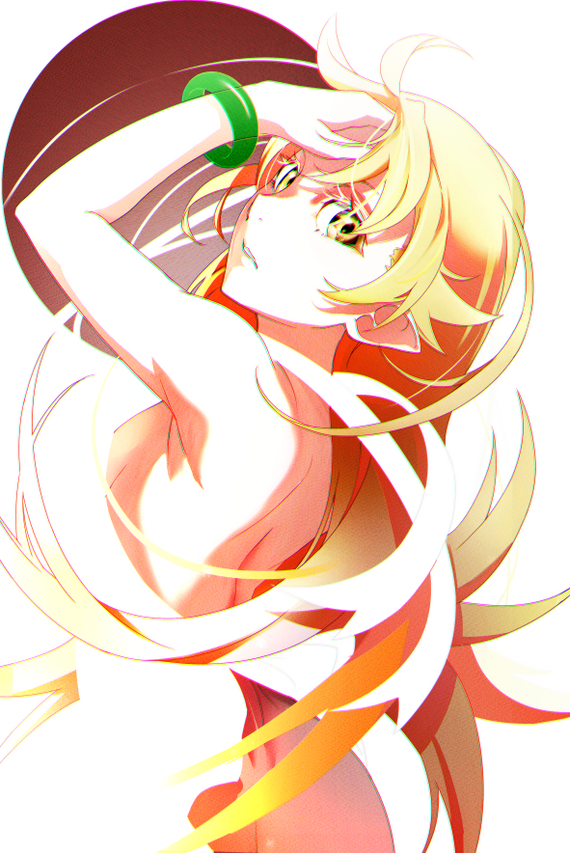 Classic - Art, Anime art, Girls, Anime, Monogatari series, Shinobu oshino, Yocto mako