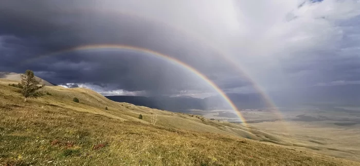 Kurai Rainbow - Mobile photography, Huawei P30 PRO, Altai Republic, Rainbow