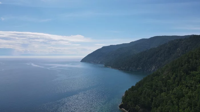 Озеро Байкал - Моё, Байкал, Аэросъемка, Фотография