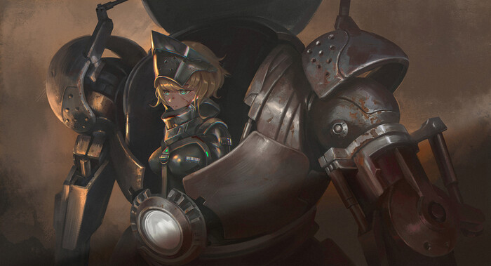 Beauty & Machine , ArtStation, , , , Anime Art
