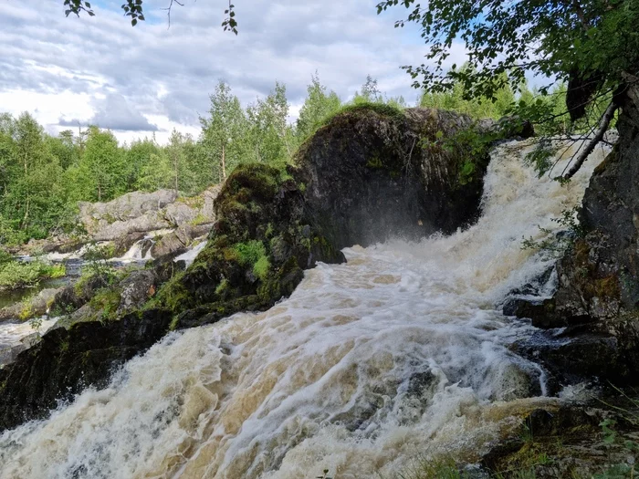 Водопад Шуонийоки - Моё, Мурманская область, Печенга, Никель, Водопад, Россия, Природа, Вода