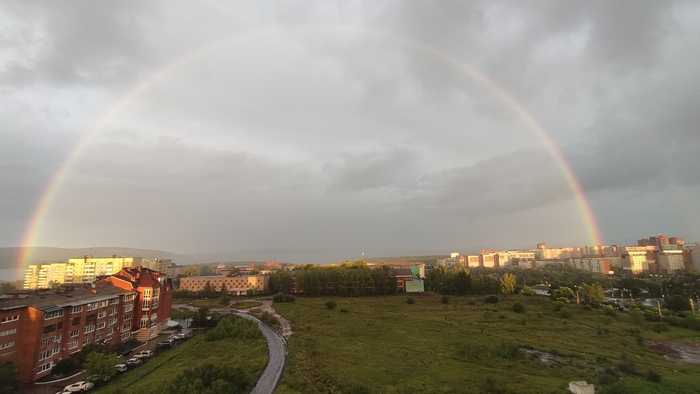 Радуга в Братске