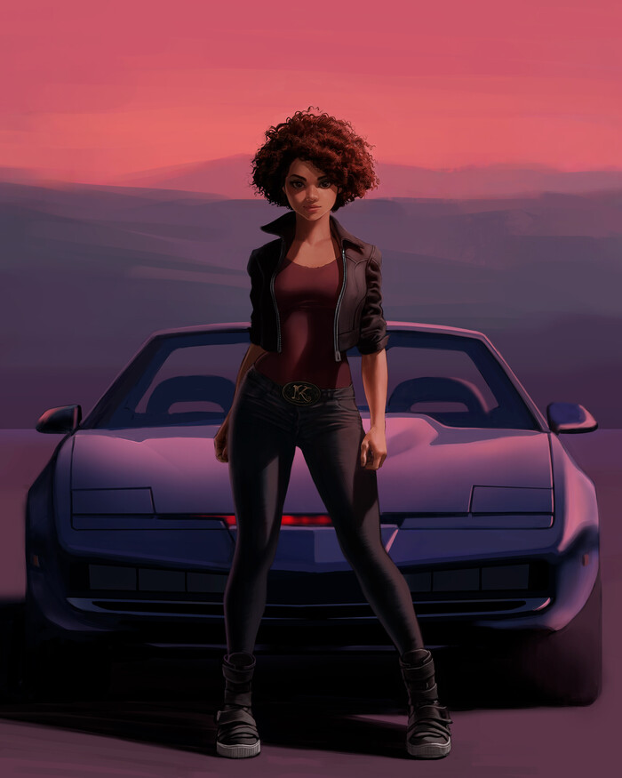 Knight Rider , ArtStation,  63,   , , Ivan Talavera