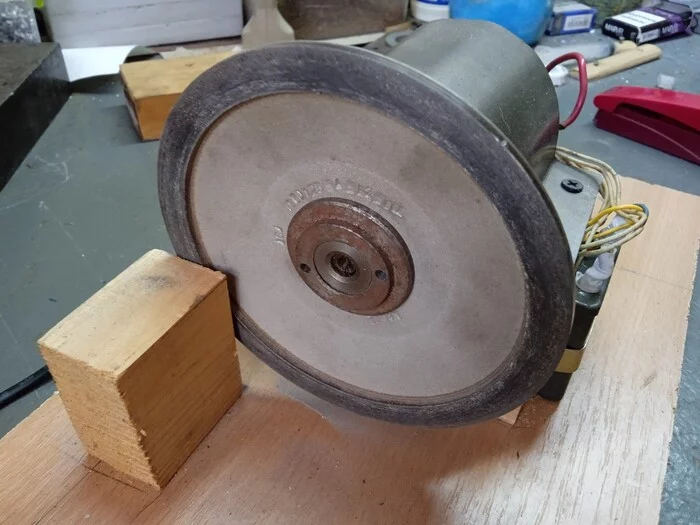 Fine grinder with diamond blade - My, Grindstone, Emery, With your own hands, Metalworking, Crafts, Longpost, Needlework without process