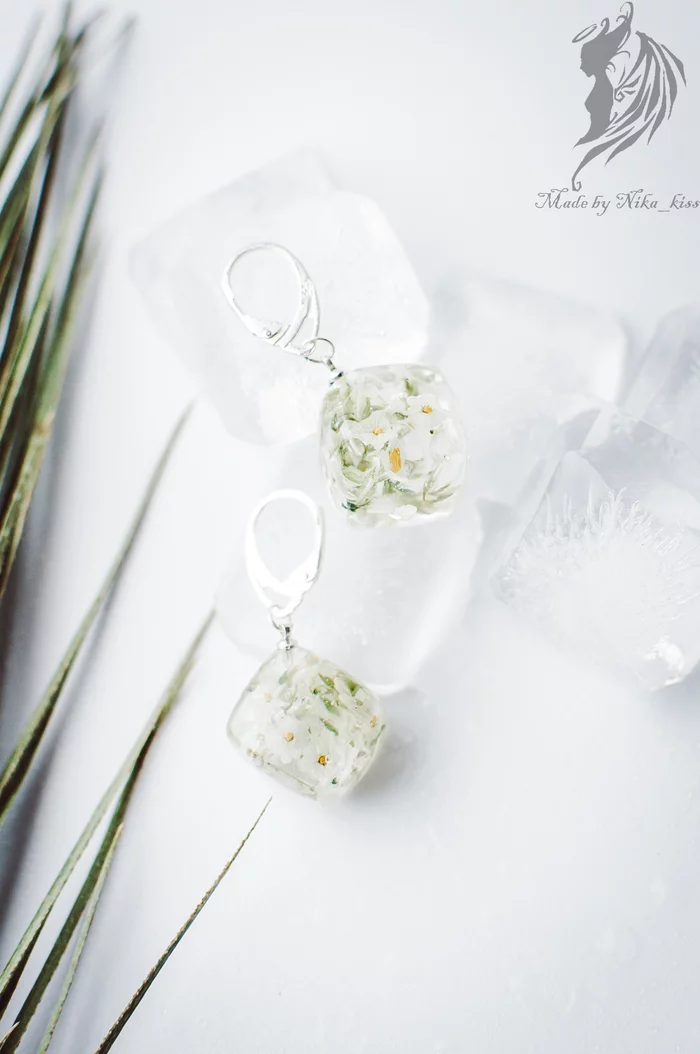 Epoxy resin jewelry - My, Handmade, Epoxy resin, Earrings, Pendant, Brooch, Nika_kiss, Needlework without process, Longpost