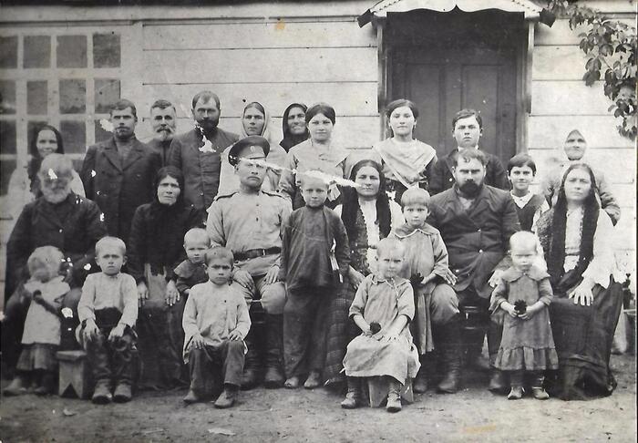 Kuban region 1914. Khutor Ocheretovataya beam - My, Story, Historical photo, Российская империя, Old photo, Retouch