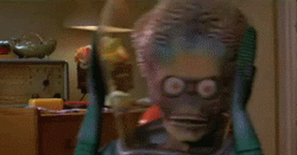 Gif head. Марс атакует взрыв мозга. Марс атакует взрывающаяся голова.