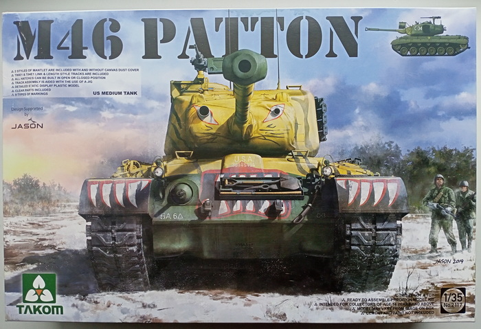 M46 Patton (1/35 Takom).     , ,  , , ,  ,  ,   , ,  , , , , , ,  ,  , , , , 