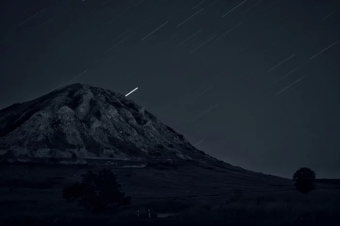 Sky over Toratau - My, Bashkortostan, Toratau, Bashkir Shikhans, The photo, Night shooting, Starry sky, Nikon