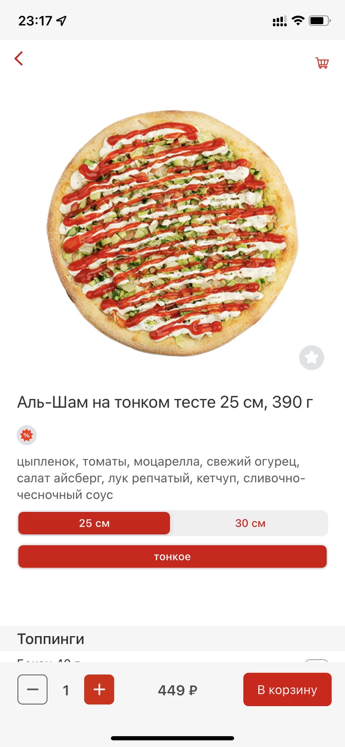 How do you like pizza? - My, Pizza, Food delivery, Longpost