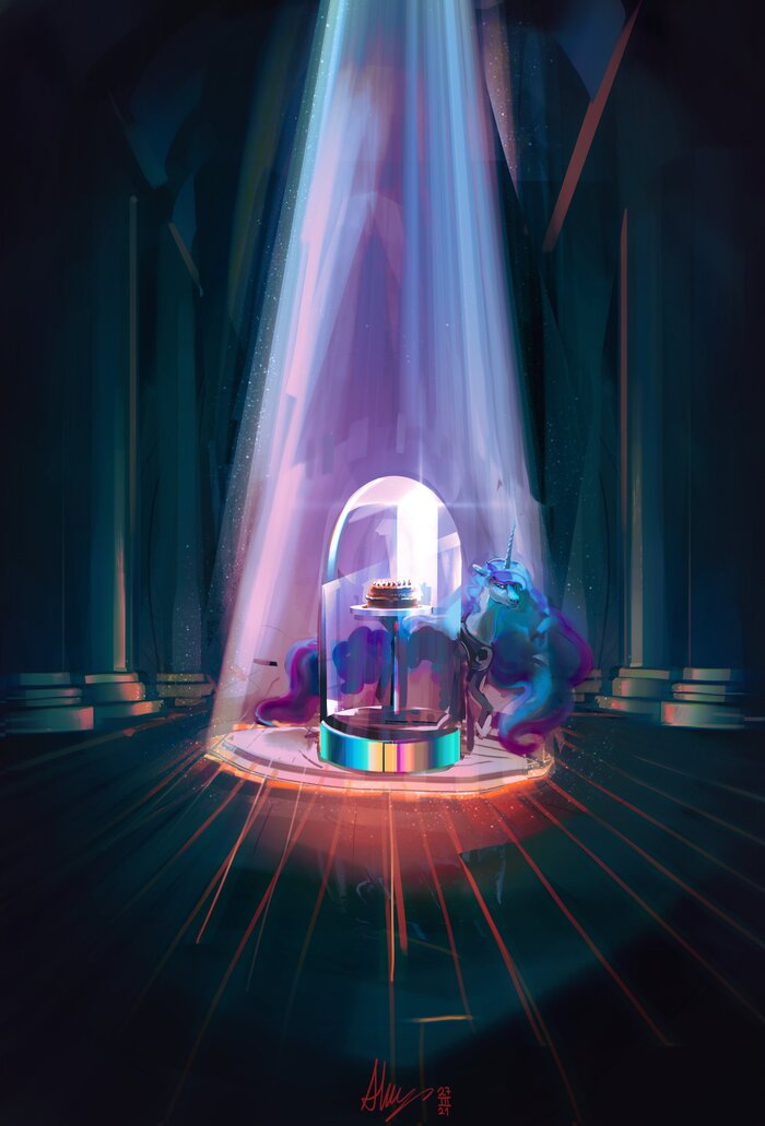    Alumx, My Little Pony, Ponyart, Princess Luna