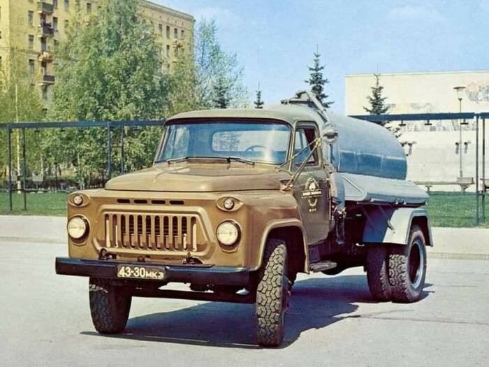 Gold - Auto, Gaz-53, Waste disposal machine, The photo, the USSR