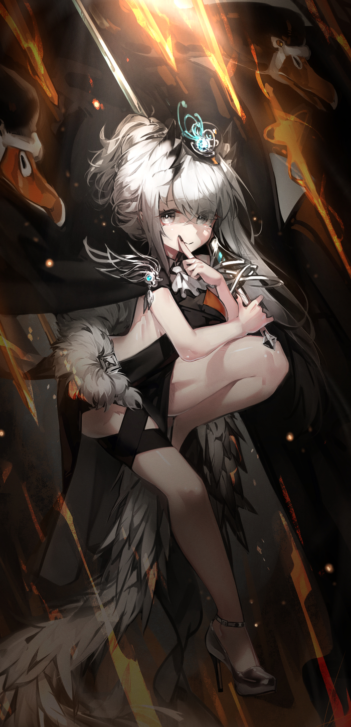 Bibeak Anime Art, , Arknights, Bibeak