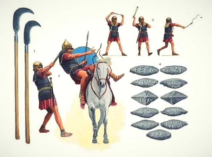 Unusual legion weapons - My, Story, Cat_cat, Rome, Ancient Rome, The Roman Empire, Army, Roman Army, Legionnaires, Antiquity