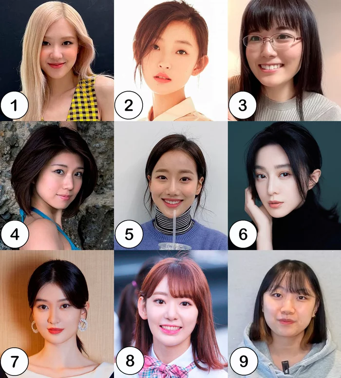 Let's play a guessing game - Girls, Asians, Asian, China, Chinese, Корея, Korean women, Japan, Japanese, k-Pop, Actors and actresses, The singers, Games, guess, Guessing, guess who, Differences, Face, Entertainment, South Korea