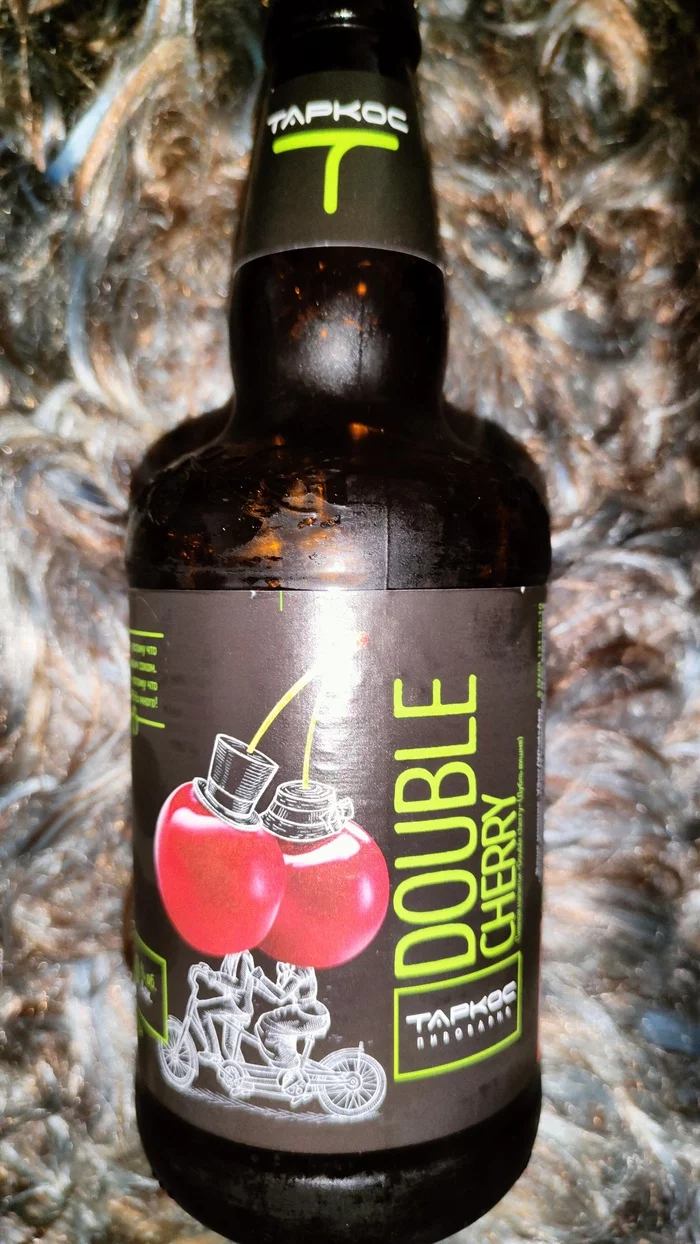 Double cherry (Voronezh region) - My, Longpost, Cherry, Beer, Voronezh region, Bottle, Craft, Craft beer, Opinion, Overview, Sommelier, Alcohol