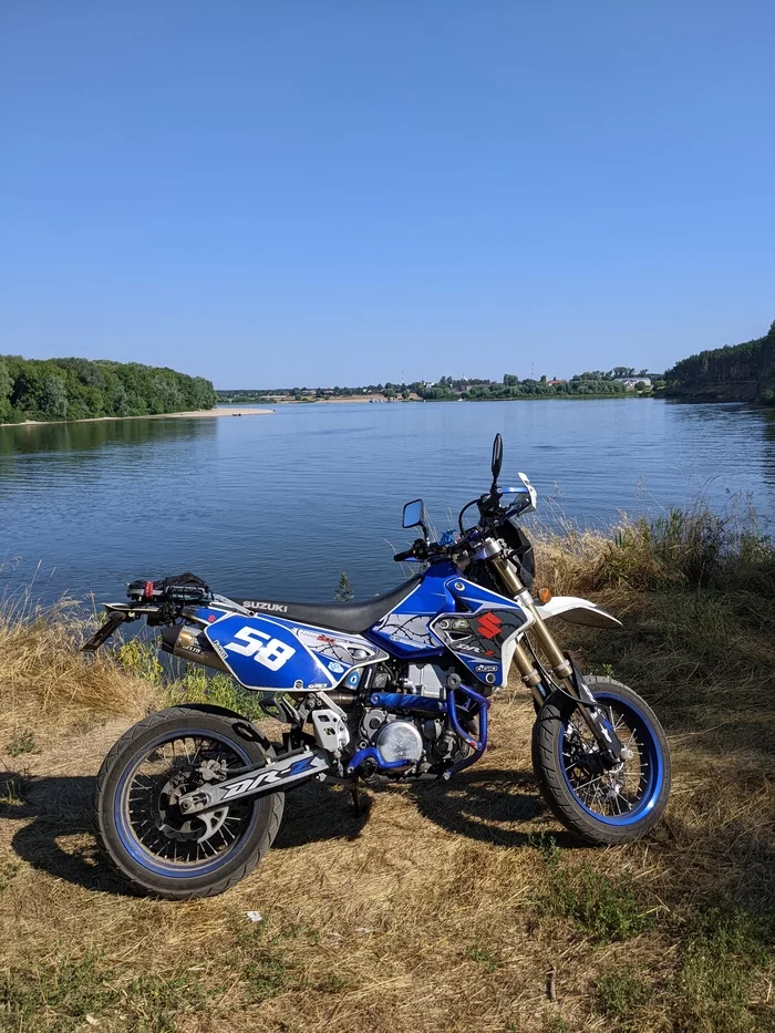 Mot on the Oka - My, Moto, Oka river, Camping, Enduro