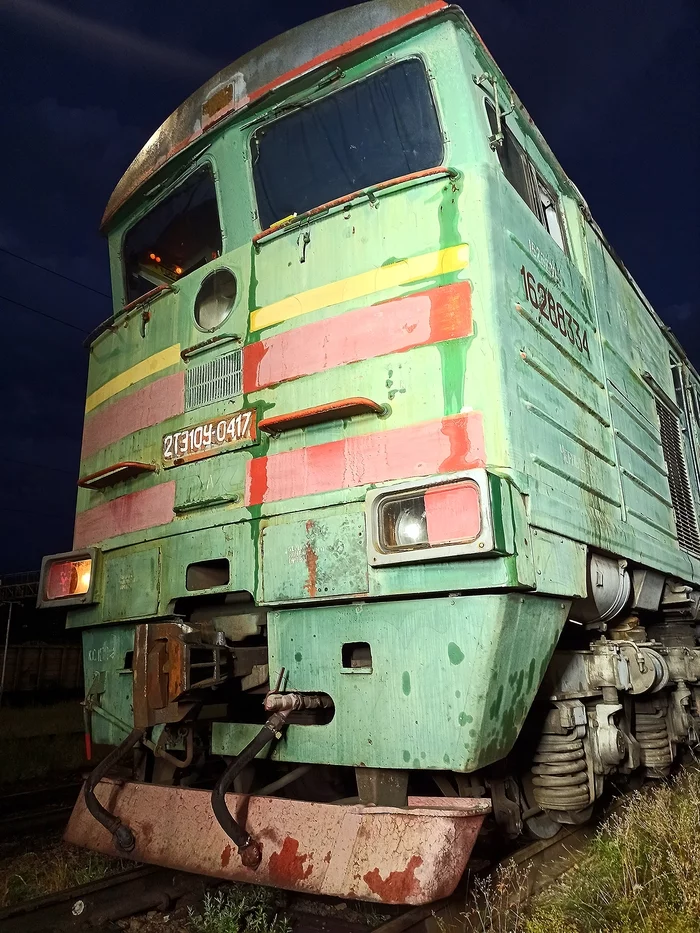 Workaholic 2TE10U - My, Russian Railways, Locomotive, 2te10, Railway