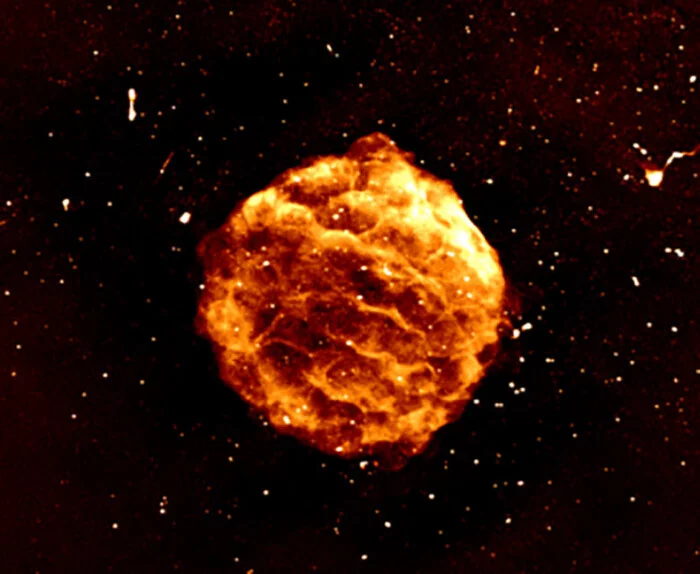 Astrophysicists modeled an image of a supernova explosion using a supercomputer and data from the ASKAP radio telescope - Super, Space, Explosion, Astronomy, Astrophysics, Radio telescope, Supernova