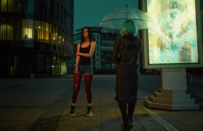Косплей Элли из Blade Runner: Black Lotus | Пикабу