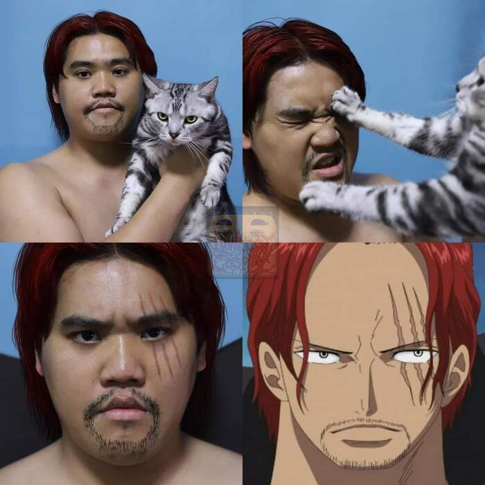 Shanks - Lowcost cosplay, One piece, cat, Anime