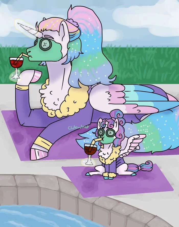 aunt princess - My little pony, Princess celestia, Flurry heart