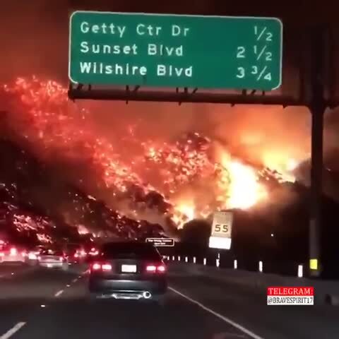 California reports terrible wildfires - Eco-city, Ecology, Nature, Video, USA, Forest fires
